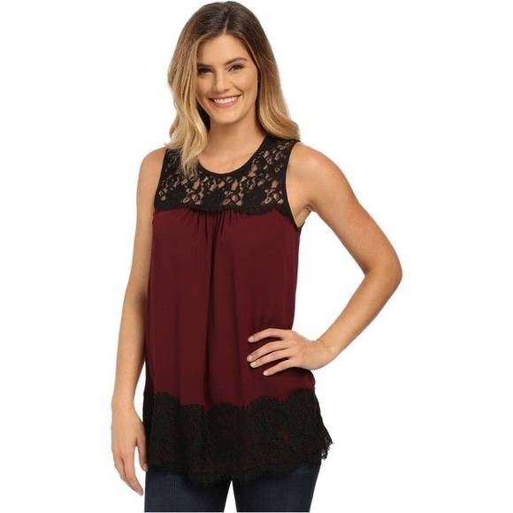 NWT- Karen Kane Boho Blush Top - Picture 1 of 5